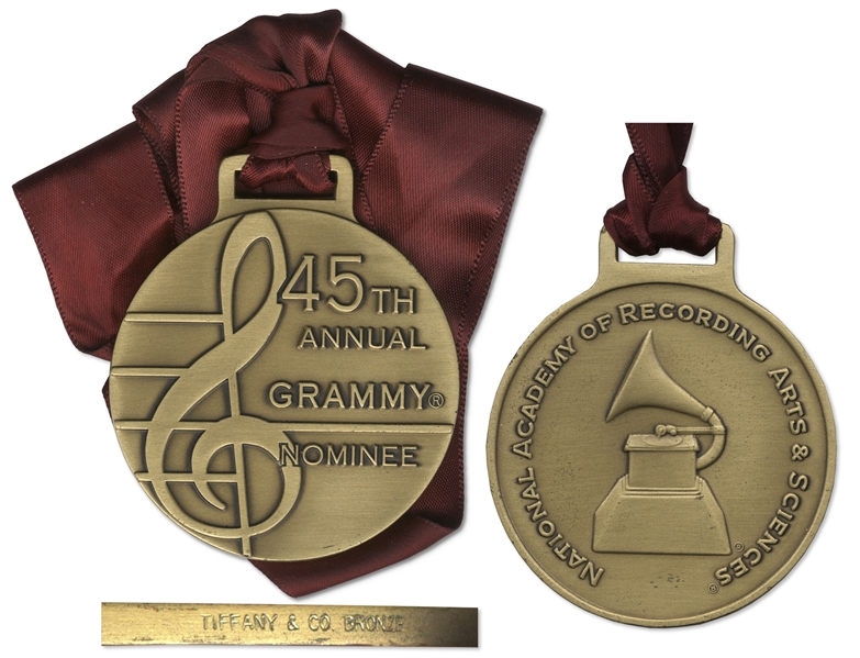 Grammy Nomination Medal -- Made by Tiffany & Co.