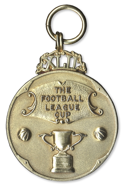 English Football League Cup Winner's Gold Medal From 2002 -- Presented To Blackburn Rovers' Coach & Former Liverpool FC Star, Phil Boersma
