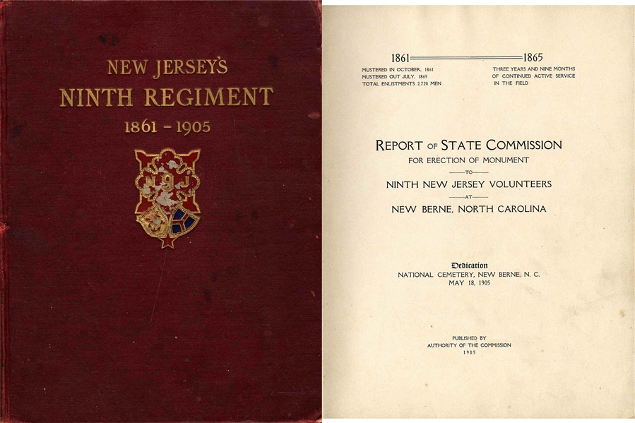 ''New Jersey's Ninth Regiment 1861-1905: Report of State Commission for Erection of Monument to Ninth New Jersey Vols.''