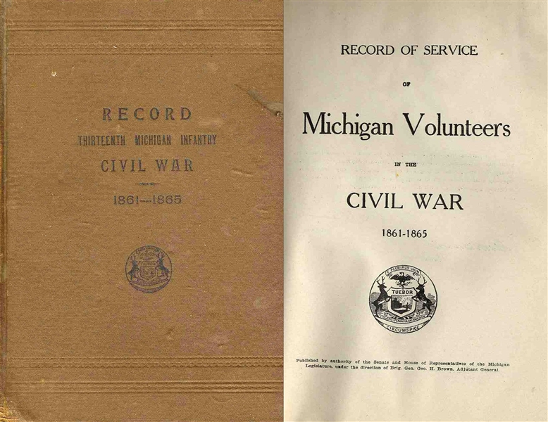 ''Michigan Volunteers in the Civil War 1861-1865'' -- Record of the 13th Michigan Infantry