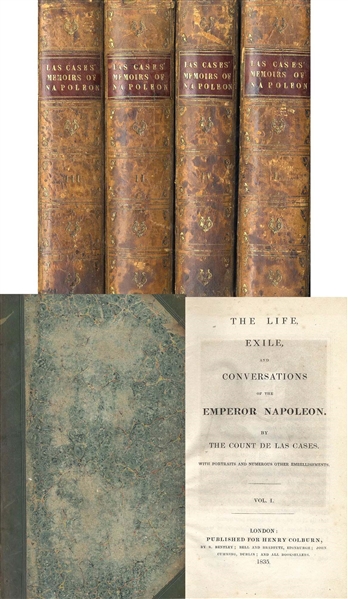 Count de las Cases ''The Life, Exile and Conversations of the Emperor Napoleon'' -- 1835