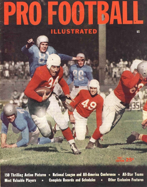 1947 Edition of ''Pro Football Illustrated'' Magazine -- Very Good Condition