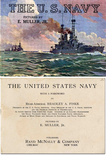WWI Photograph Book of the United States Navy