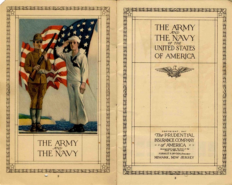 World War I Military Guide ''The Army and The Navy of the United States of America'' -- 1917