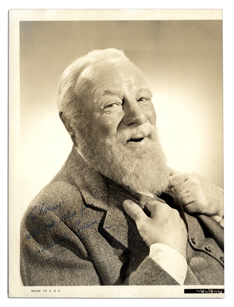 Edmund Gwenn 8'' x 10'' Signed Photo of Himself as the Kindly Kris Kringle From ''Miracle on 34th Street''