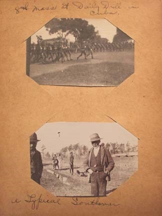 Spanish-American War Photo Album With 11 Original Photographs Illuminating Life in Cuba and the 8th Massachusetts Infantry in the South