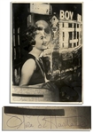 Vintage Olivia de Havilland Signed Photo