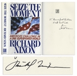 Richard Nixon Seize The Moment Signed -- Near Fine
