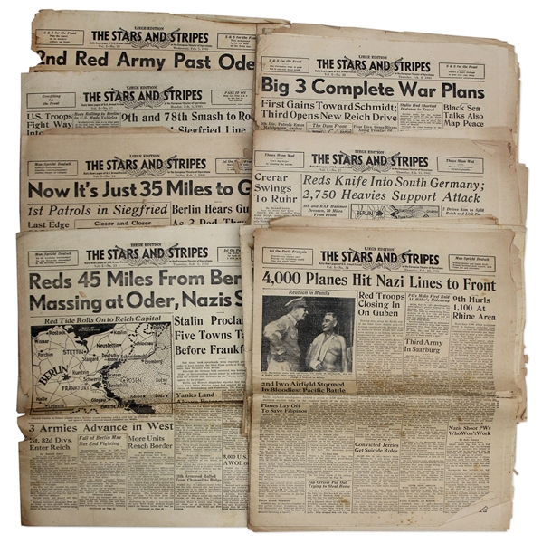 ''The Stars and Stripes'' Newspapers -- February 1945