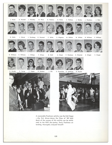 Cool 1965 High School Yearbook of Apple Co-Founder Steve Wozniak