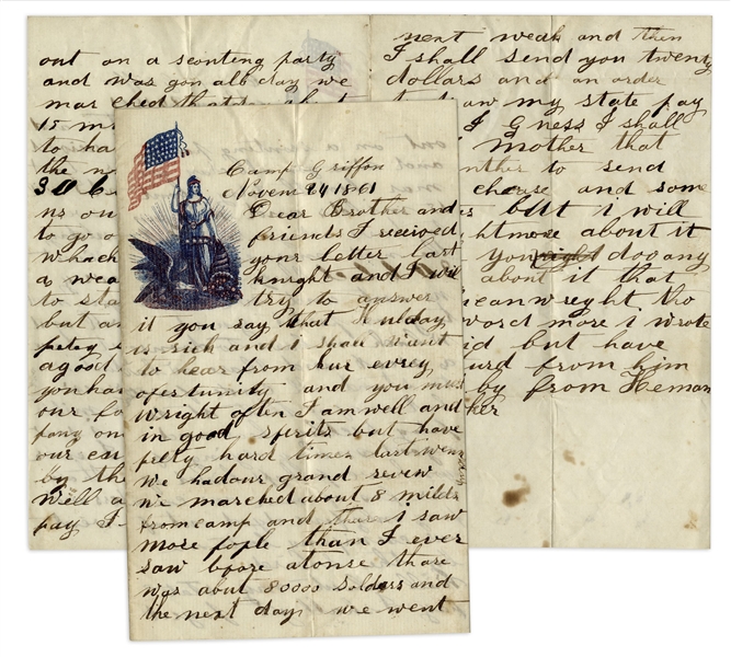 Civil War Letter by 5th Vermont Infantryman KIA at Savage's Station, ''...it is pretay sickley hear and a good many dying...you have perhaps hurd of our los of men...''