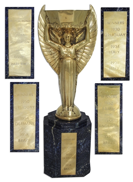 Lot Detail - Rare Jules Rimet FIFA World Cup Trophy From 1970