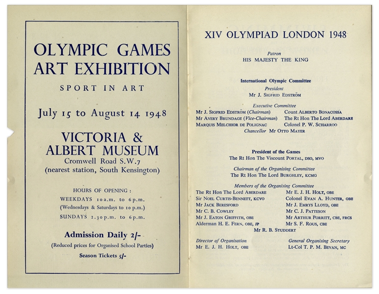 1948 London Summer Olympics Swimming Program