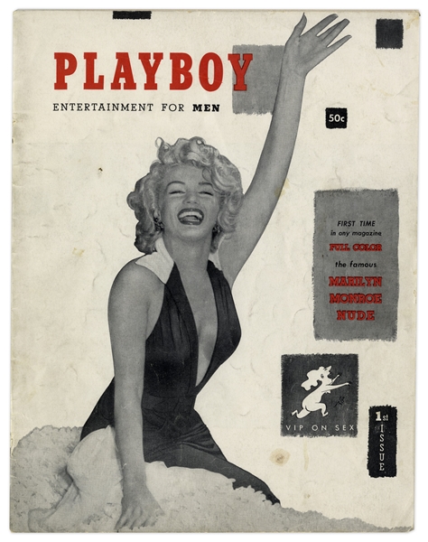 First Issue ''Playboy'' Featuring Marilyn Monroe From December 1953