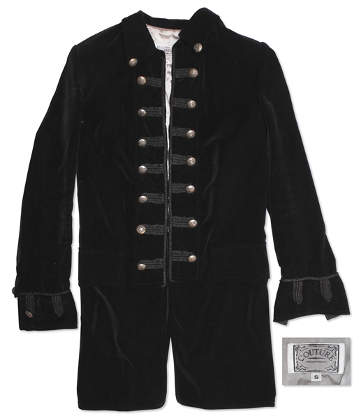 Prince Worn Velvet Military Jacket -- With LOA From Princes Fashion Collaborator