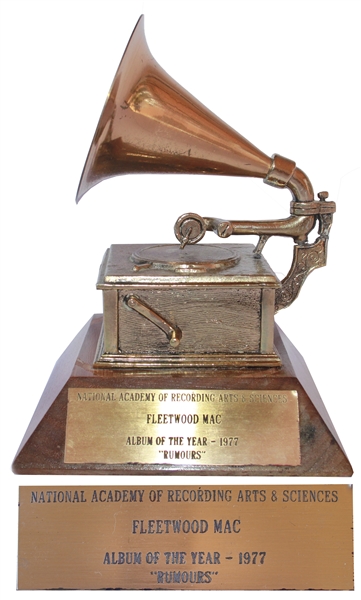 Fleetwood Mac Grammy Award for ''Album of the Year'' in 1977 for the Iconic Album ''Rumours''