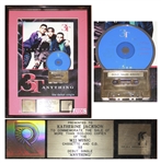 RIAA Gold Award for 3Ts Single Anything -- Presented to Jackson Family Matriarch Katherine Jackson