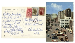 Malcolm X Autograph Letter Dual-Signed as el-Hajj Malik and Malcolm X From 1964 While Visiting Mecca -- ...I have just completed my sacred Pilgrimage to the Holy City of Mecca...