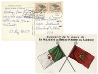 Very Rare Malcolm X Autograph Note Signed as el-Hajj Malik, His Muslim Name -- ...Algeria, one of the most beautiful nations on the African continent...