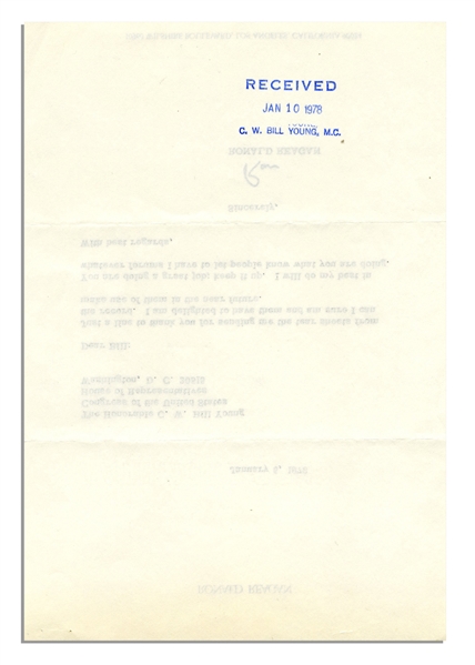 Ronald Reagan Typed Letter Signed in 1978 -- ''...You are doing a great job; keep it up...''