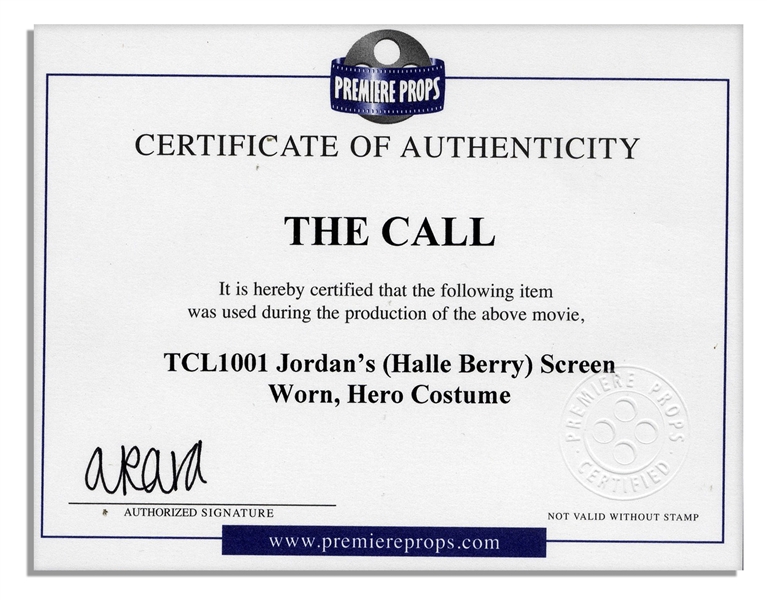 Halle Berry Screen Worn-Hero ''Hero'' Wardrobe From ''The Call''