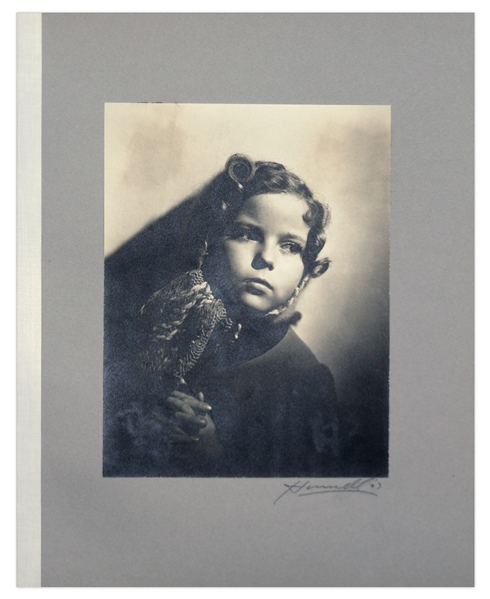 Shirley Temple Owned Large Portrait Photo Album From 1937 Film ''Heidi''