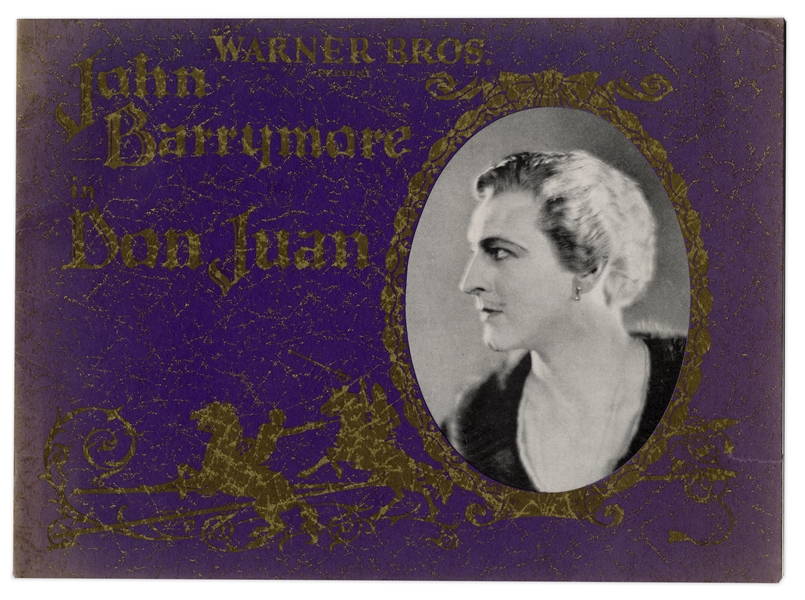 1926 Theater Brochure for ''Don Juan'' Starring John Barrymore