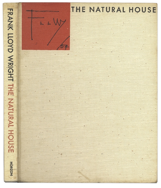 Frank Lloyd Wright Signed First Edition of ''The Natural House''