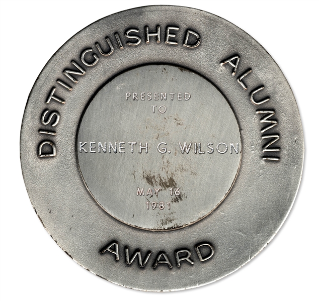 Caltech Distinguished Alumni Medal Awarded to Physicist & Nobel Prize Winner Kenneth G. Wilson in 1981
