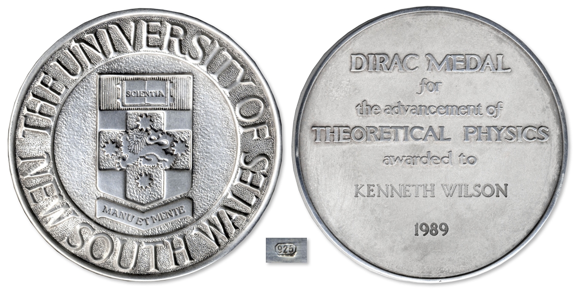 Dirac Prize Medal Awarded to Theoretical Physicist Kenneth Wilson