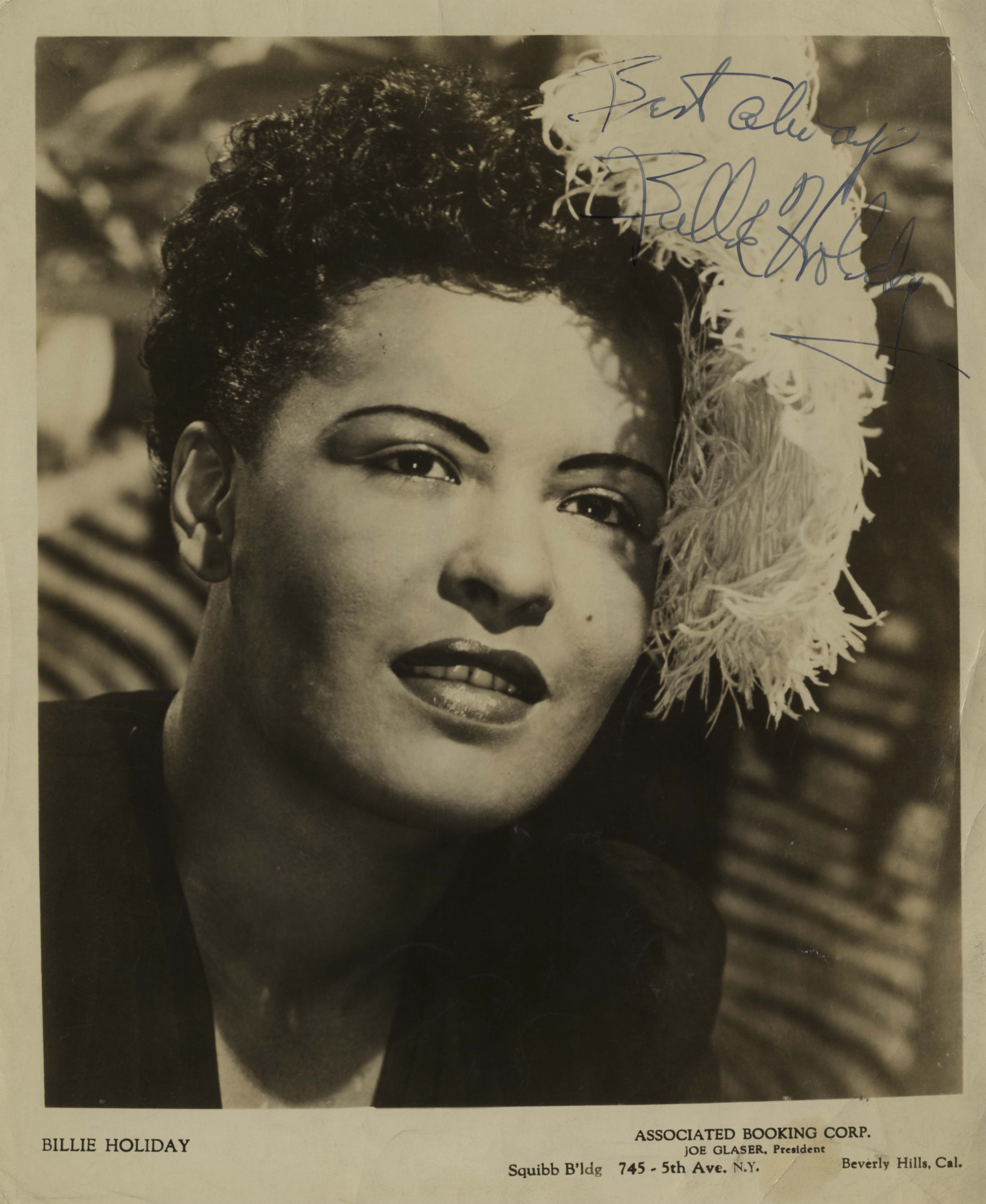 Billie Holiday Autograph