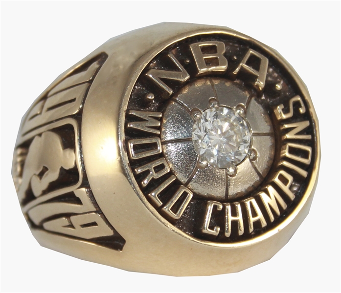 John Johnson's 1978-79 Seattle SuperSonics NBA Championship Ring -- Obtained Directly From His Estate