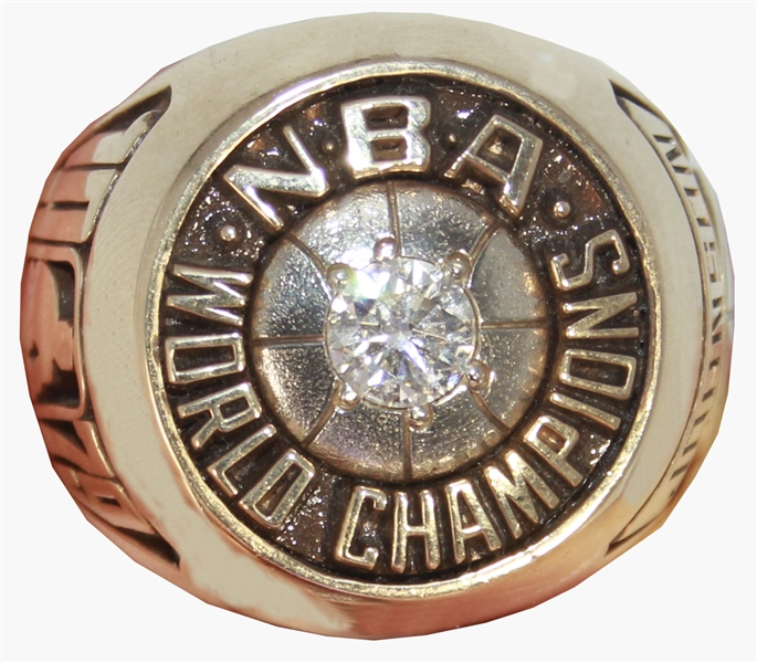 John Johnson's 1978-79 Seattle SuperSonics NBA Championship Ring -- Obtained Directly From His Estate