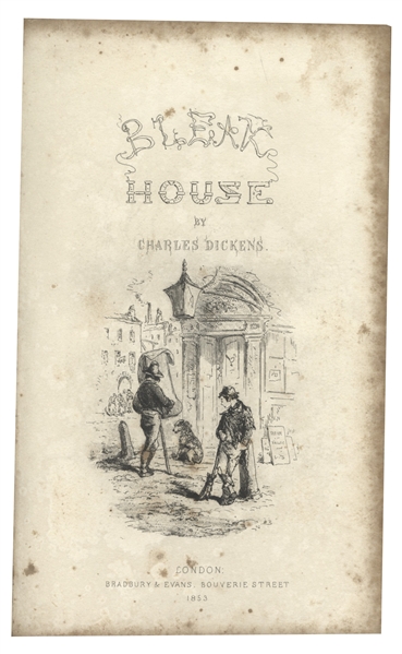 First Edition, First Printing of Charles Dickens' ''Bleak House''