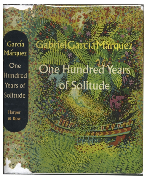 First English Printing of ''One Hundred Years of Solitude'' by Gabriel Garcia Marquez -- In First Printing Dust Jacket
