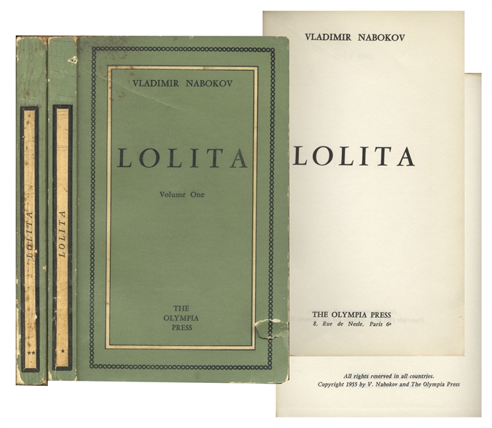 First Edition, First Printing of ''Lolita'' by Vladimir Nobokov