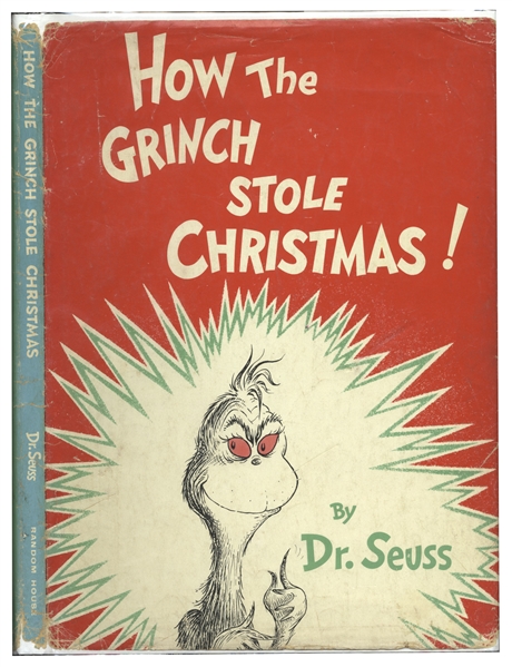 Dr. Seuss First Edition, First Printing of His Classic, ''How the Grinch Stole Christmas''