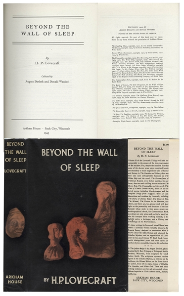 First Edition of H.P. Lovecraft's ''Beyond the Wall of Sleep''