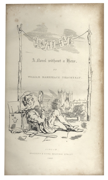 First Edition of ''Vanity Fair'' by William Thackeray -- Near Fine