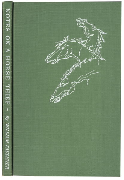 William Faulkner Signed First Edition of ''Notes on a Horse Thief''