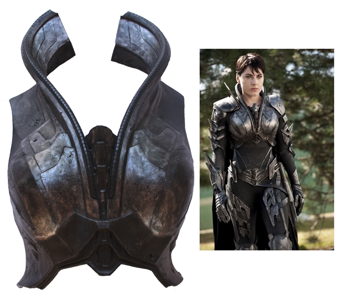 Screen-Worn Armor From ''Man of Steel'' Worn by Actress Antje Traue as ''Faora''