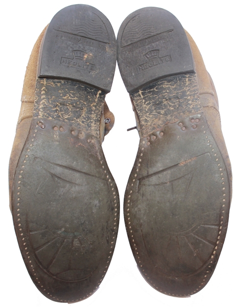 John Bradley's Personally Owned U.S. Marines-Issued Combat Boots -- Used at Iwo Jima -- From John Bradley's Estate