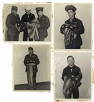 Lot of Four 8 x 10 Signed Photos of the Iwo Jima Flag Raisers, John Bradley, Rene Gagnon & Ira Hayes -- From John Bradleys Estate