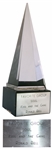 Kool and the Gang 1986 American Music Award for Favorite Soul Group -- Awarded to Founding Member Ronald Bell