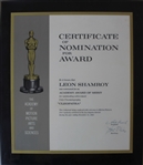1963 Academy Award Nomination for Cleopatra -- Awarded to Leon Shamroy for Cinematography Who Would Win the Oscar for Cleopatra