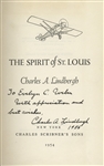 Charles Lindbergh 1956 Signed Copy of The Spirit of St. Louis