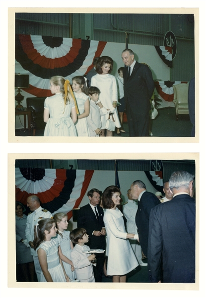 Large Lot of Kennedy Family Photos Owned by Ethel Kennedy -- Many Candid Shots of RFK and Two of Jackie Kennedy With LBJ, RFK & Her Children
