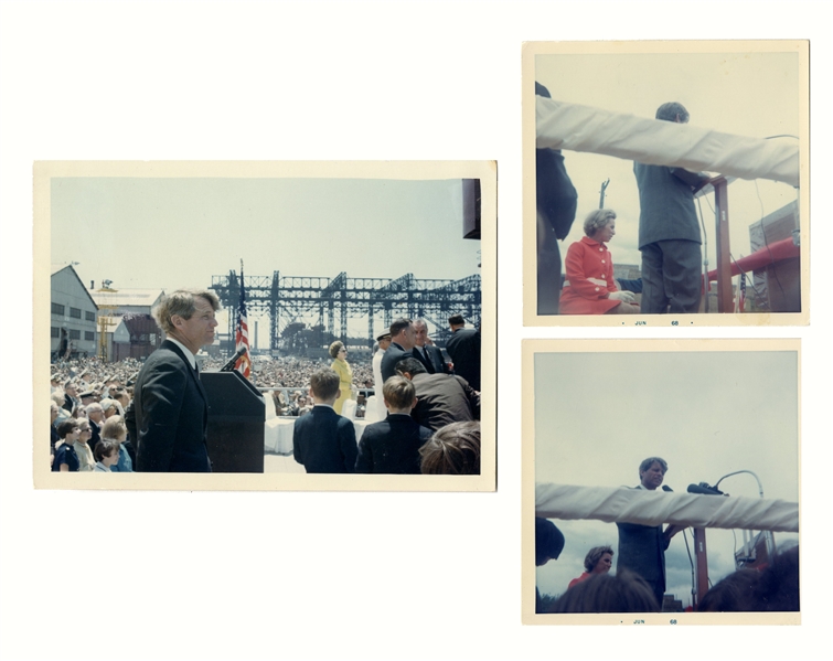 Large Lot of Kennedy Family Photos Owned by Ethel Kennedy -- Many Candid Shots of RFK and Two of Jackie Kennedy With LBJ, RFK & Her Children