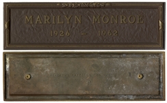 Marilyn Monroes Grave Marker