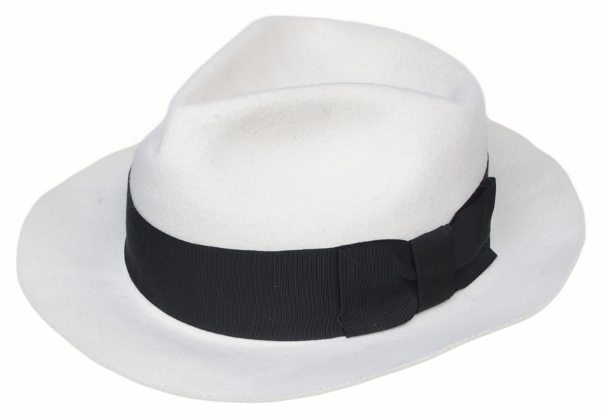 Michael Jackson Personally Owned ''Smooth Criminal'' White Fedora -- From His 1992 ''Dangerous'' Tour
